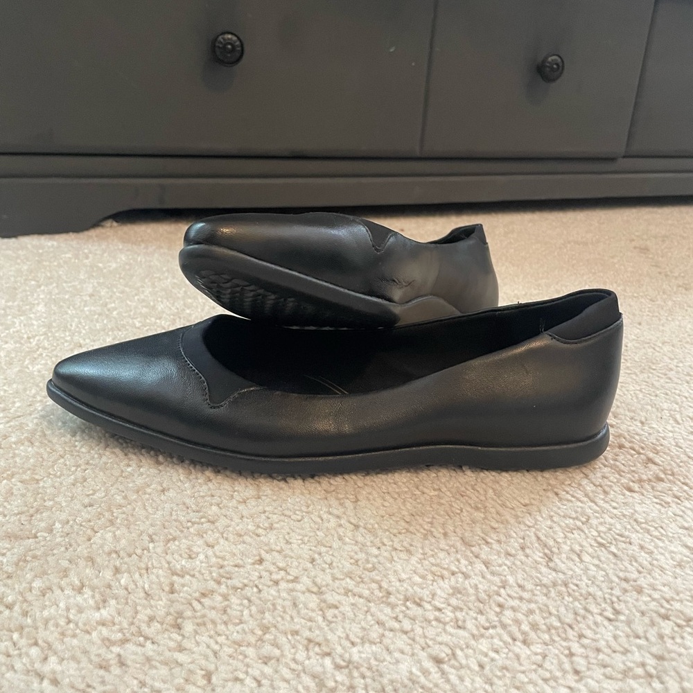 Cold Haan black flats, size 6.5